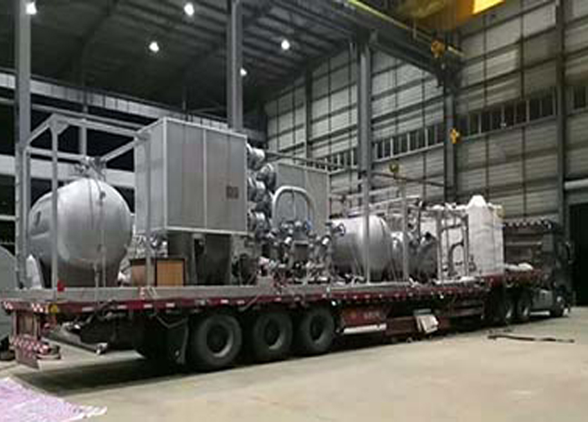 900KW 电导热油炉用于化工行业
